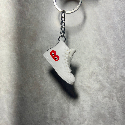 Comme des Garçons Play x Converse Chuck 70 High 'Milk' Keyring