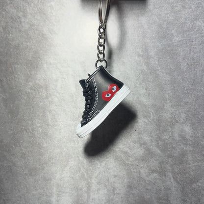 Comme des Garçons Play x Converse Chuck 70 High 'Black' Keyring